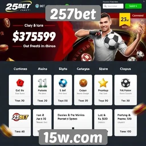 Oferta de bônus e promoções na 257bet