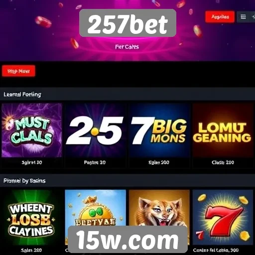 Comparativo de jogos disponíveis na plataforma 257bet