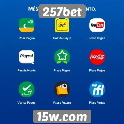 Explorando os métodos de pagamento disponíveis no 257bet